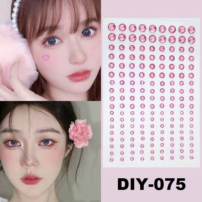 Rhinestones for makeup